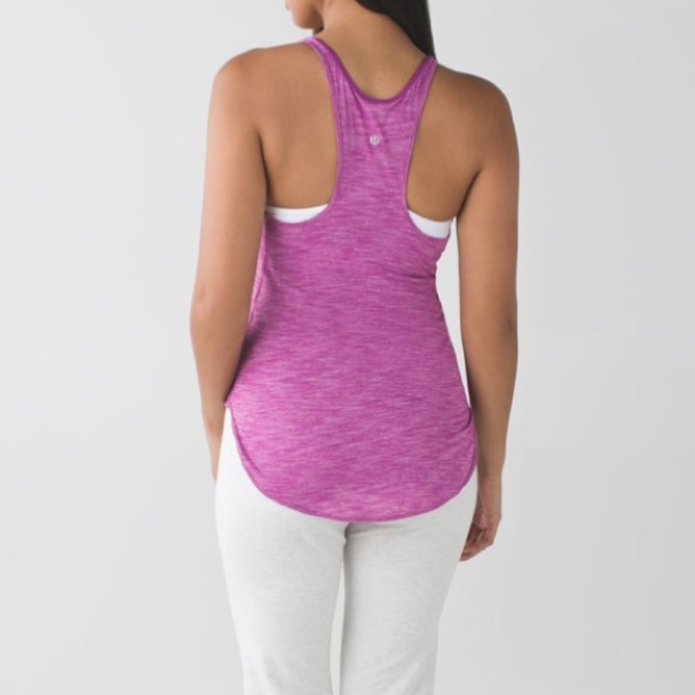Lululemon What the Sport Singlet Heathered Plum - Picture 1 of 6